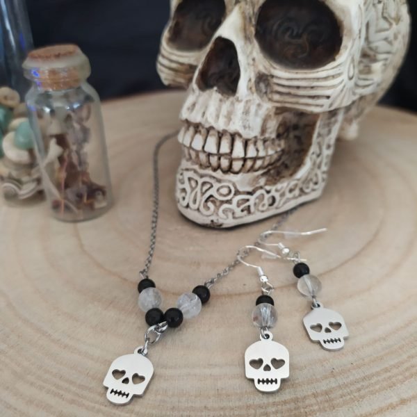 bijoux tête de mort samhain