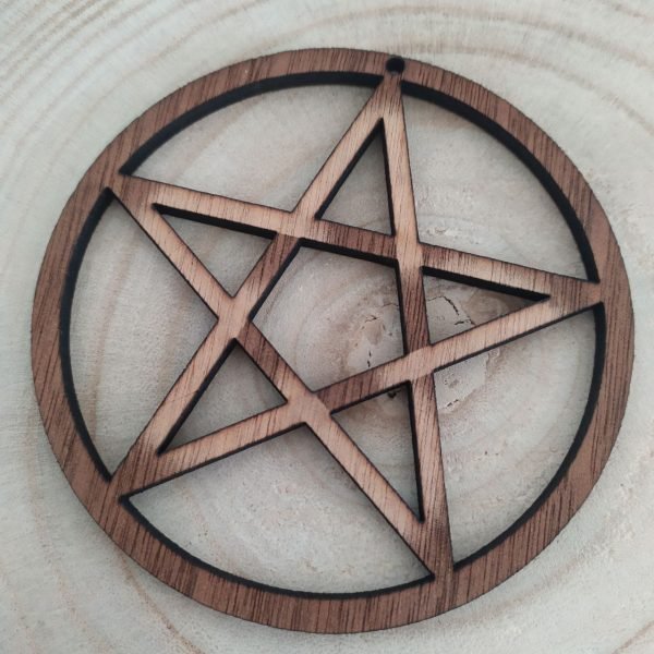 pentacle en bois