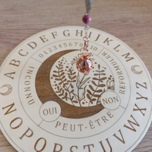 Planche de Radiesthésie en Bois Artisanale