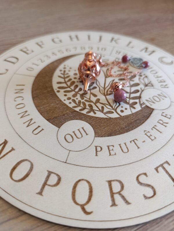 Planche de Radiesthésie en Bois Artisanale – Image 3