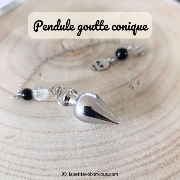 pendules goutte coniques artisanaux