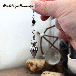 pendules goutte coniques artisanaux