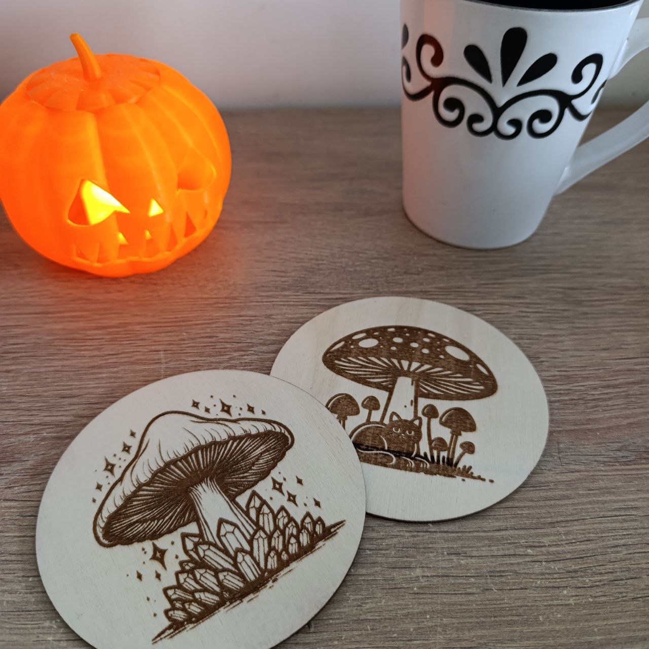 Photophore Jack'ô citrouille PLA