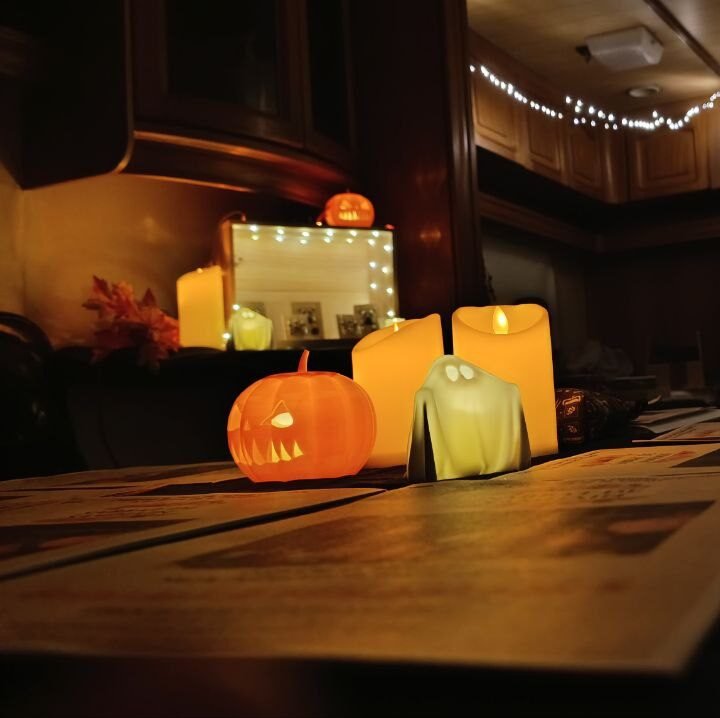 Photophore Jack'ô citrouille PLA