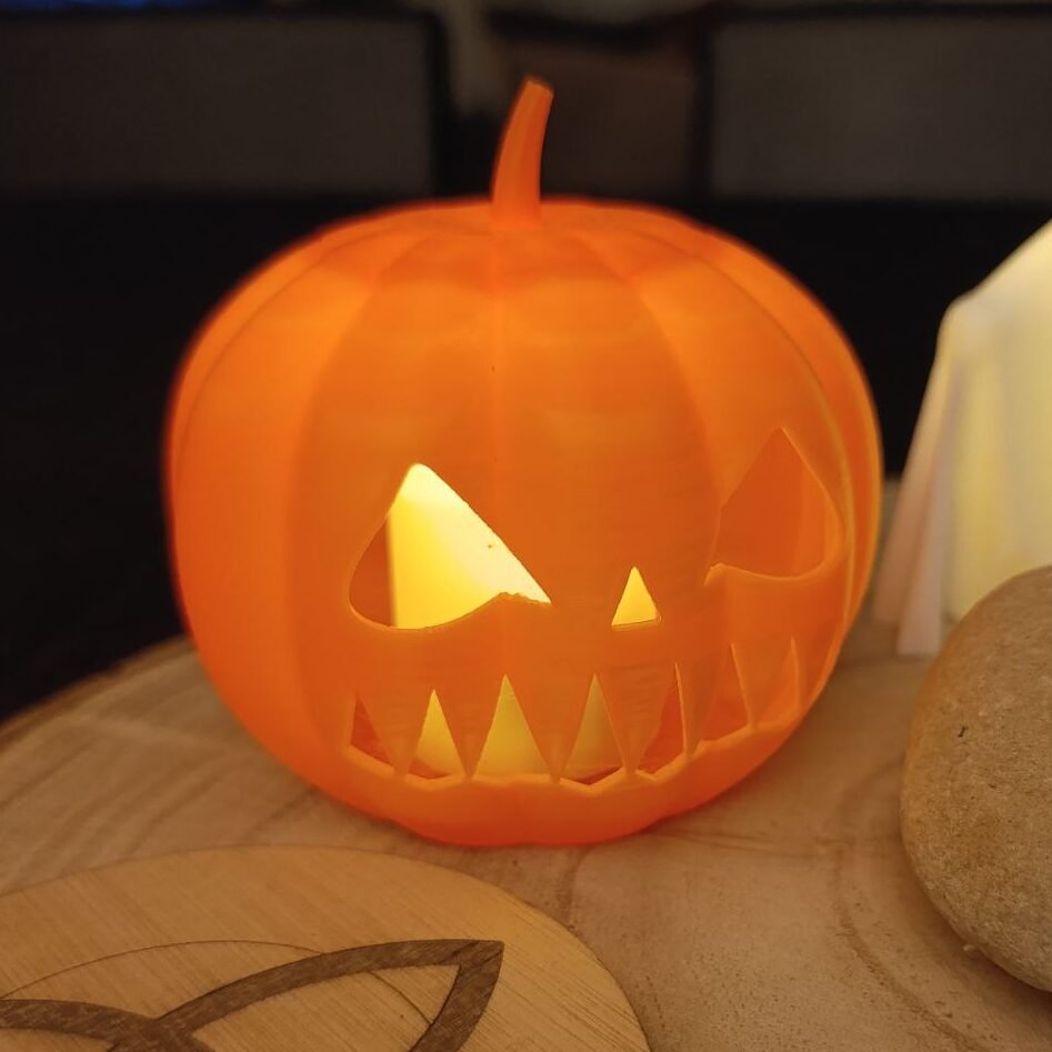 Photophore Jack'ô citrouille PLA